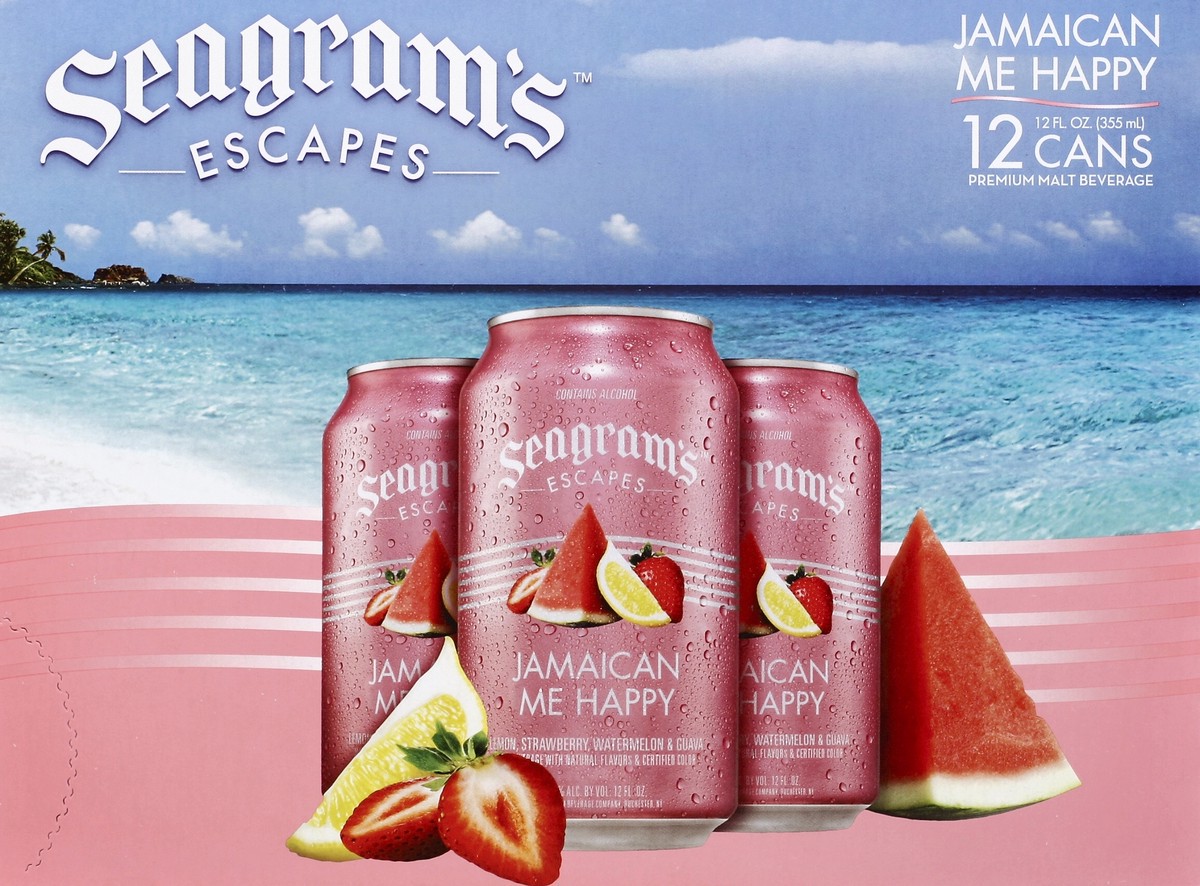 slide 5 of 6, Seagram's Seagrams Variety Pack Escapes 12Pk, 144 fl oz