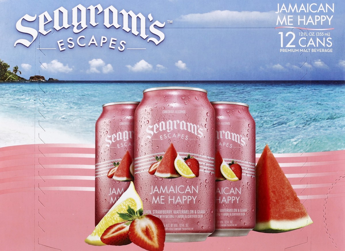 slide 4 of 6, Seagram's Seagrams Variety Pack Escapes 12Pk, 144 fl oz