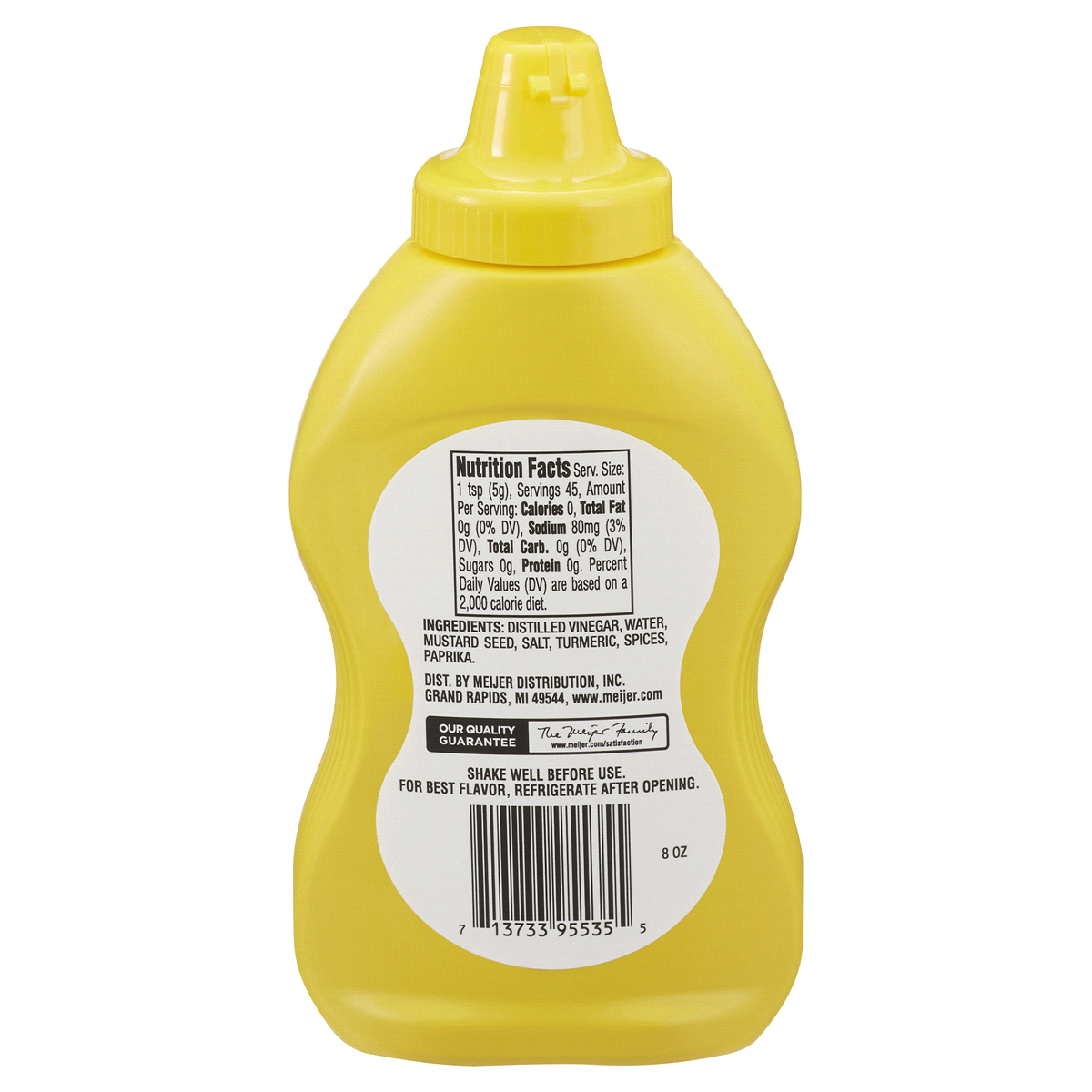 slide 2 of 2, Meijer Yellow Mustard, 8 oz