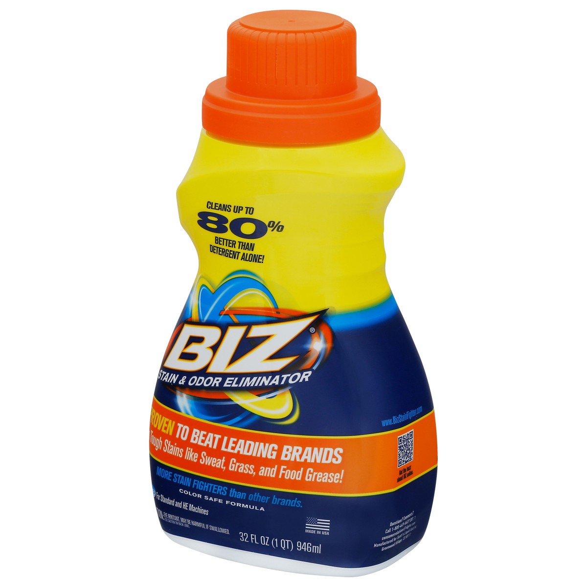 slide 7 of 11, BIZ Stain & Odor Eliminator 32 fl oz, 32 fl oz