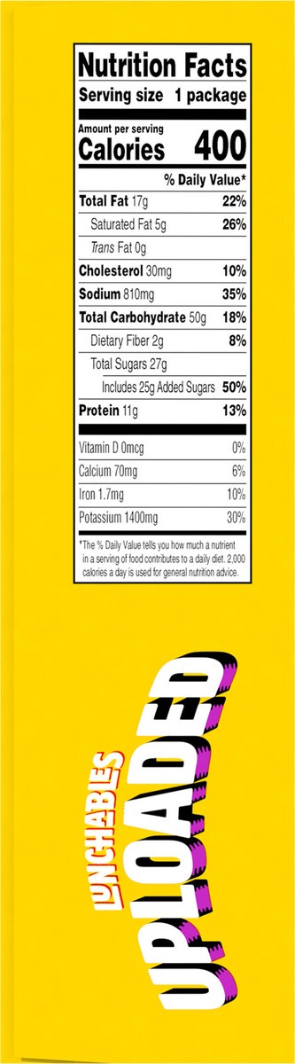 slide 4 of 9, Lunchables Uploaded Chicken Dunks with BBQ Sauce, Ketchup, Original Pringles, Hershey's Milk Chocolate Kisses, Water and Kool-Aid Powdered Drink Mix, 15.91 oz Box, 15.91 oz