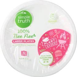 Simple Truth 10-Inch Tree Free Large Paper Plates