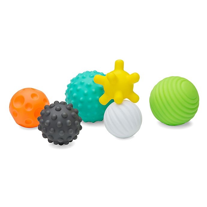 slide 1 of 4, Infantino Textured Multi-Ball Set, 1 ct