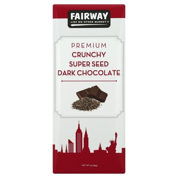 slide 1 of 1, Fairway Bar Dark Chocolate Super Seed, 3 oz