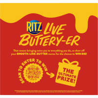slide 7 of 13, RITZ Buttery-er Crackers, Limited Edition, 13.7 oz, 13.7 oz