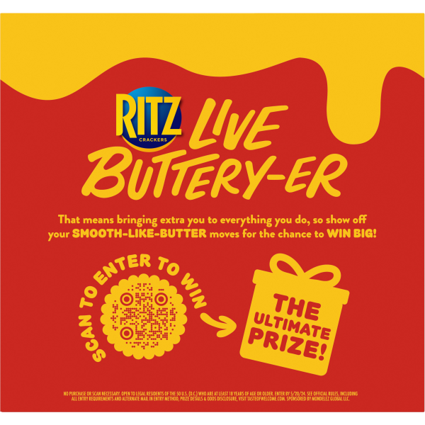 slide 8 of 13, RITZ Buttery-er Crackers, Limited Edition, 13.7 oz, 13.7 oz
