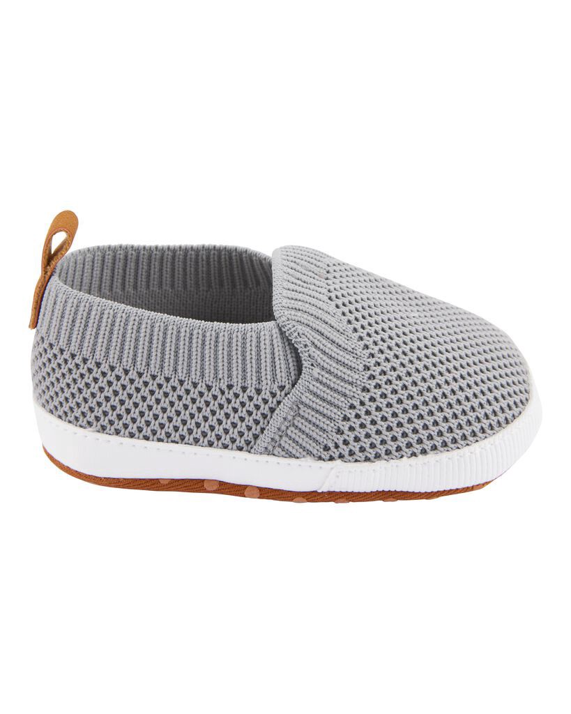 slide 4 of 6, Carter's Baby Mesh Slip-On Baby Shoes Grey 4, 1 ct