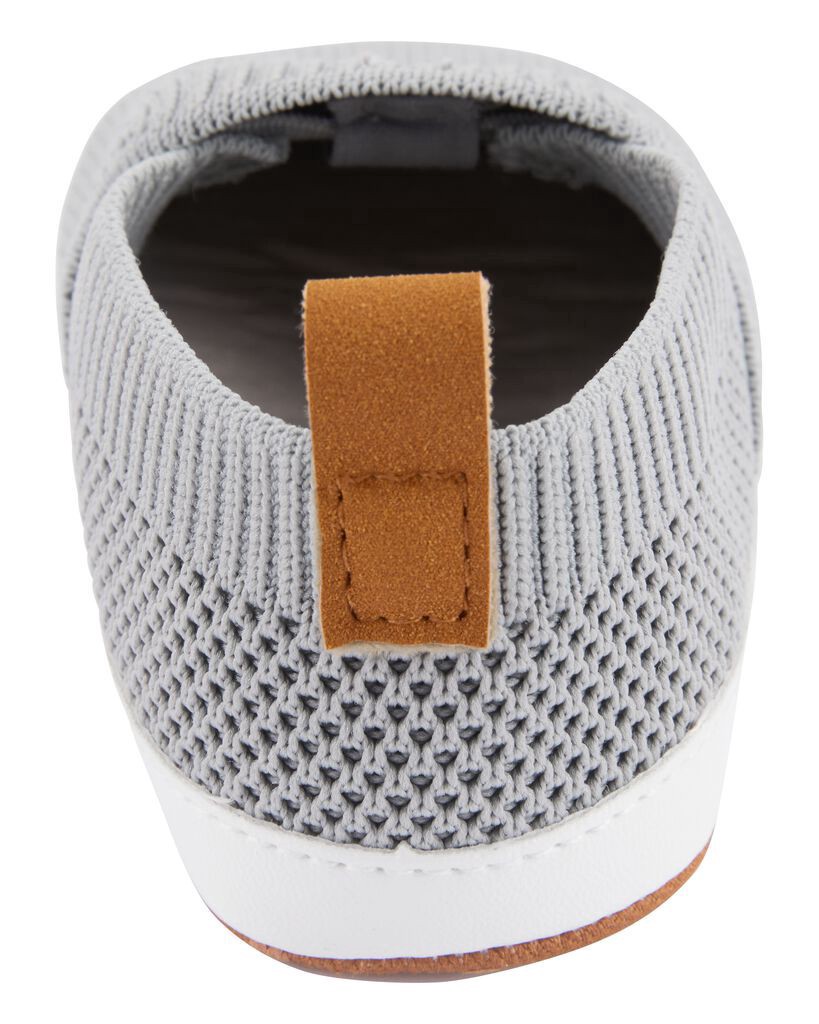 slide 2 of 6, Carter's Baby Mesh Slip-On Baby Shoes Grey 4, 1 ct
