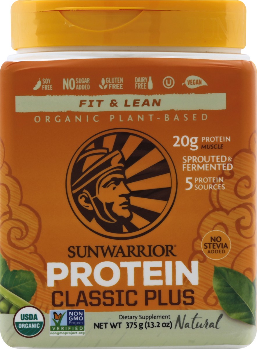 slide 2 of 2, SUNWARRIOR Protein 13.2 oz, 1 ct