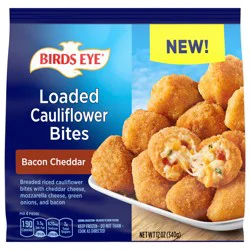 Birds Eye Bacon Cheddar Loaded Cauliflower Bites 12 oz