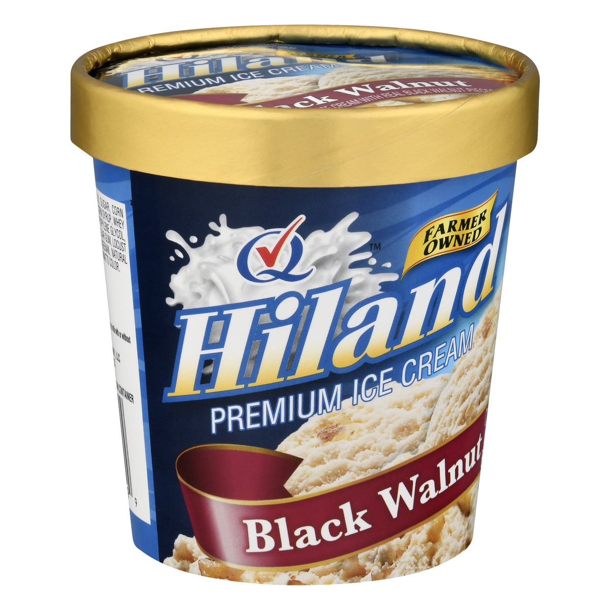 slide 3 of 13, Hiland Dairy Premium Black Walnut Ice Cream 1 pt, 1 pint