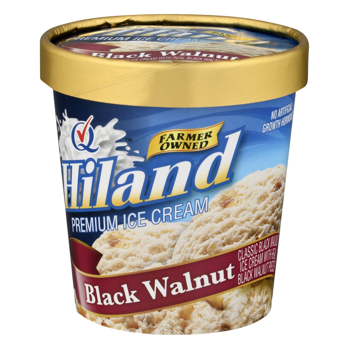 slide 11 of 13, Hiland Dairy Premium Black Walnut Ice Cream 1 pt, 1 pint