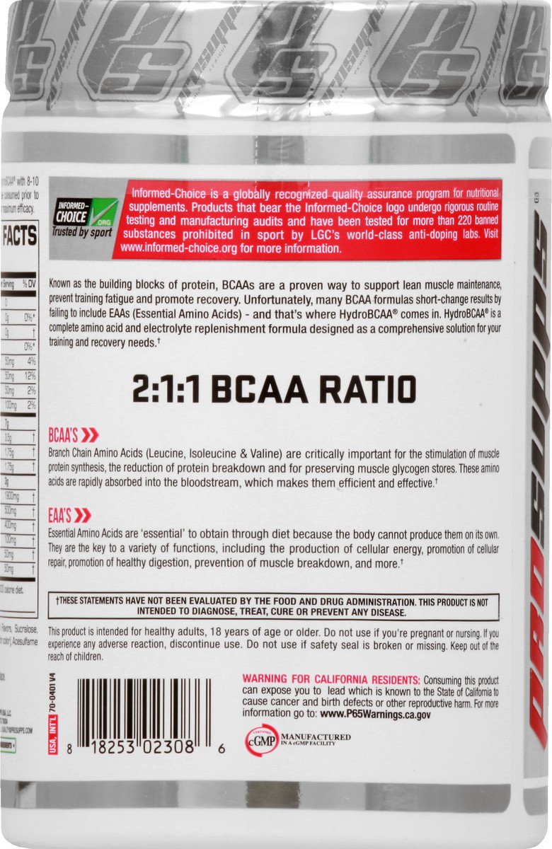 slide 2 of 12, HydroBCAA Hydro Texas Tea BCAA - 15 oz, 15 oz