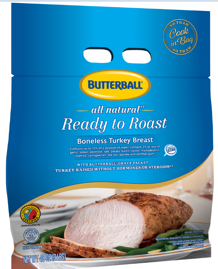 Butterball Ready To Roast Everyday Boneless Skinless Turkey Breast ...
