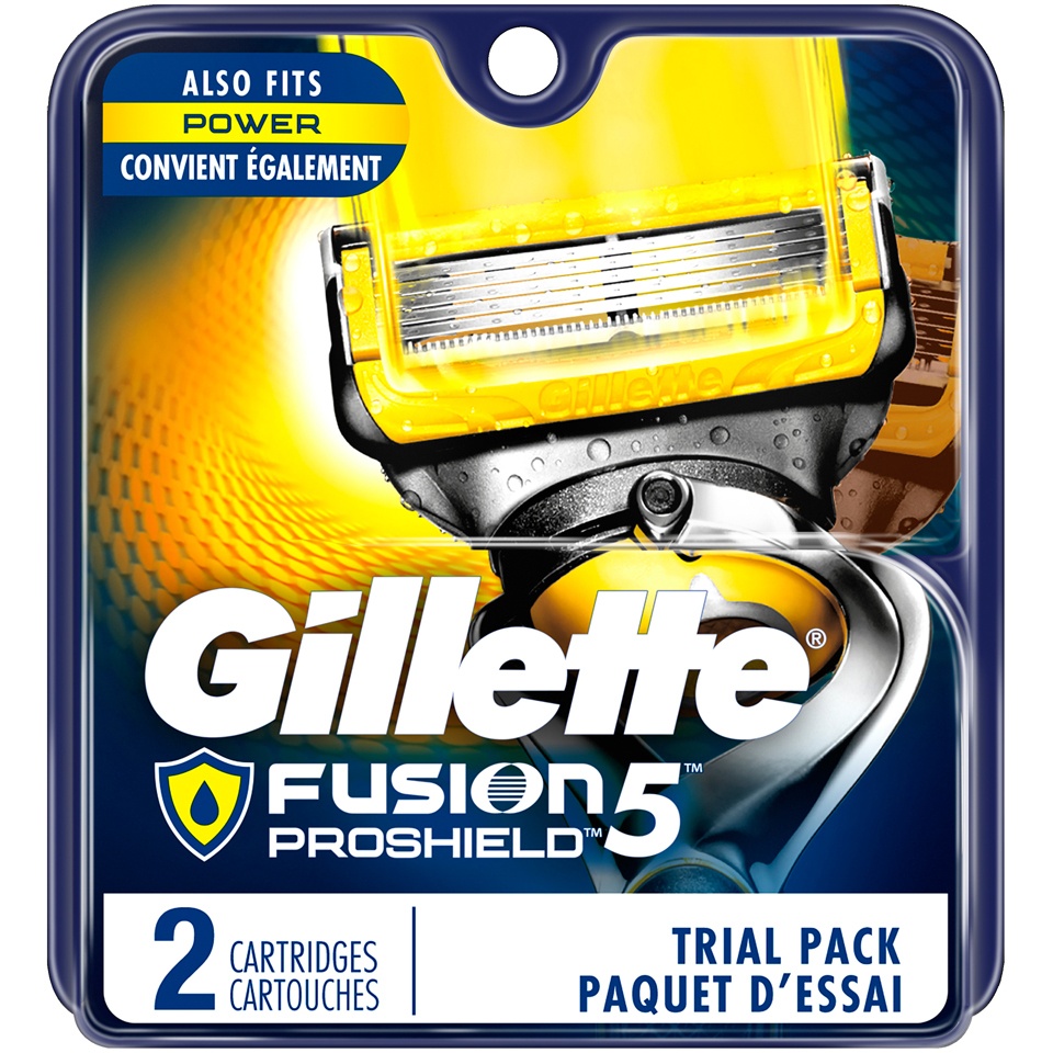slide 1 of 1, Gillette Fusion5 Proshield Razor Cartridges, 2 ct