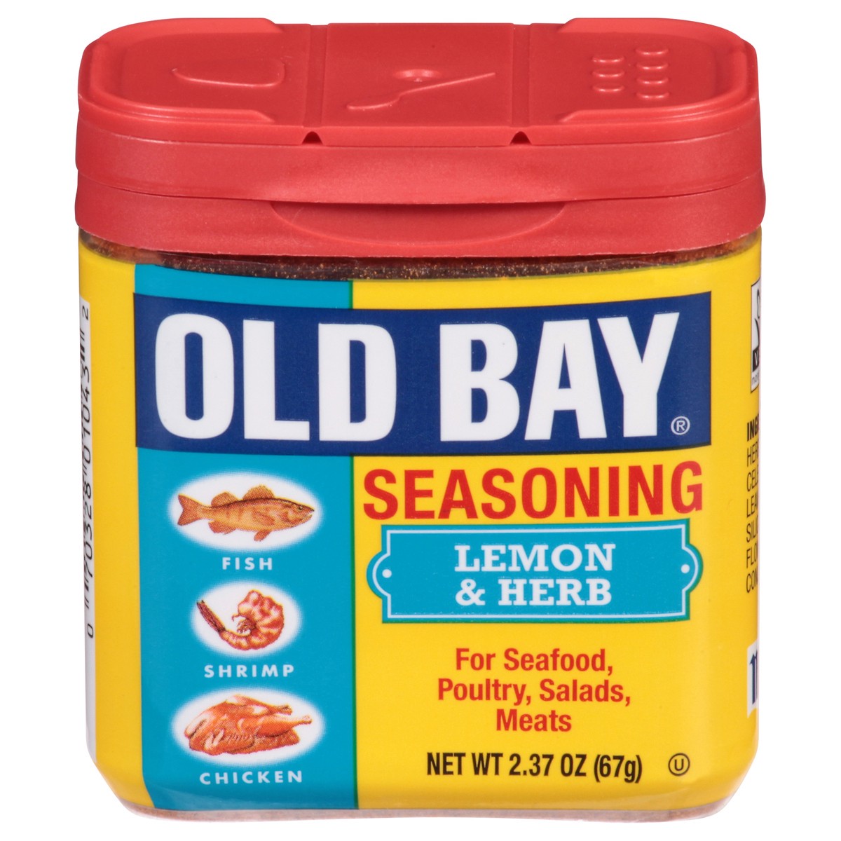 slide 1 of 9, Old Bay Lemon & Herb Seasoning, 2.37 oz