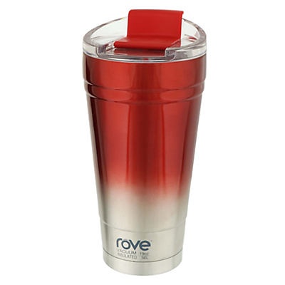 slide 1 of 1, Rove Stainless Steel Vacuum Insulted Red, 19 oz
