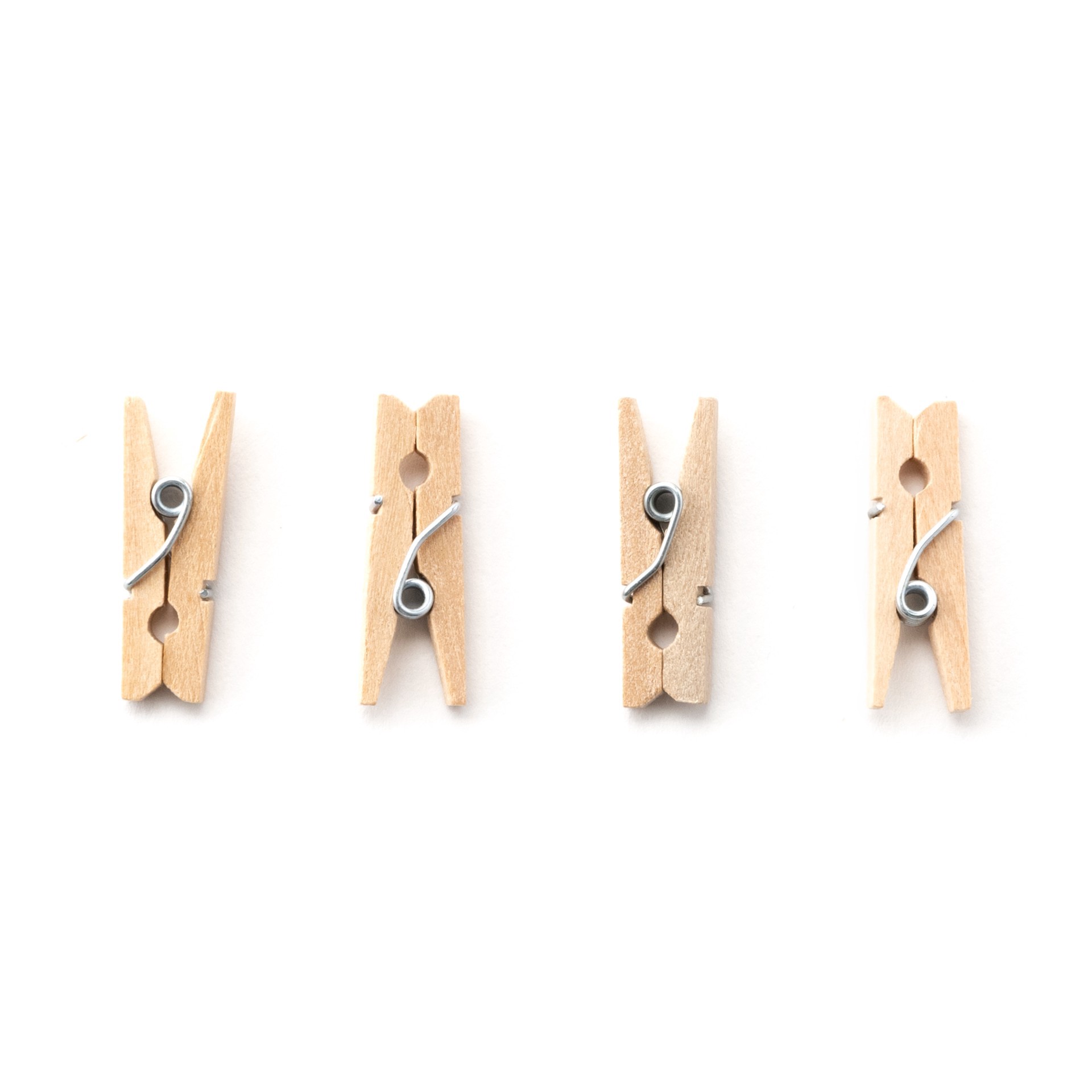 slide 3 of 3, Tiny Wood Clothespins, 50ct. By Creatology, 50 ct