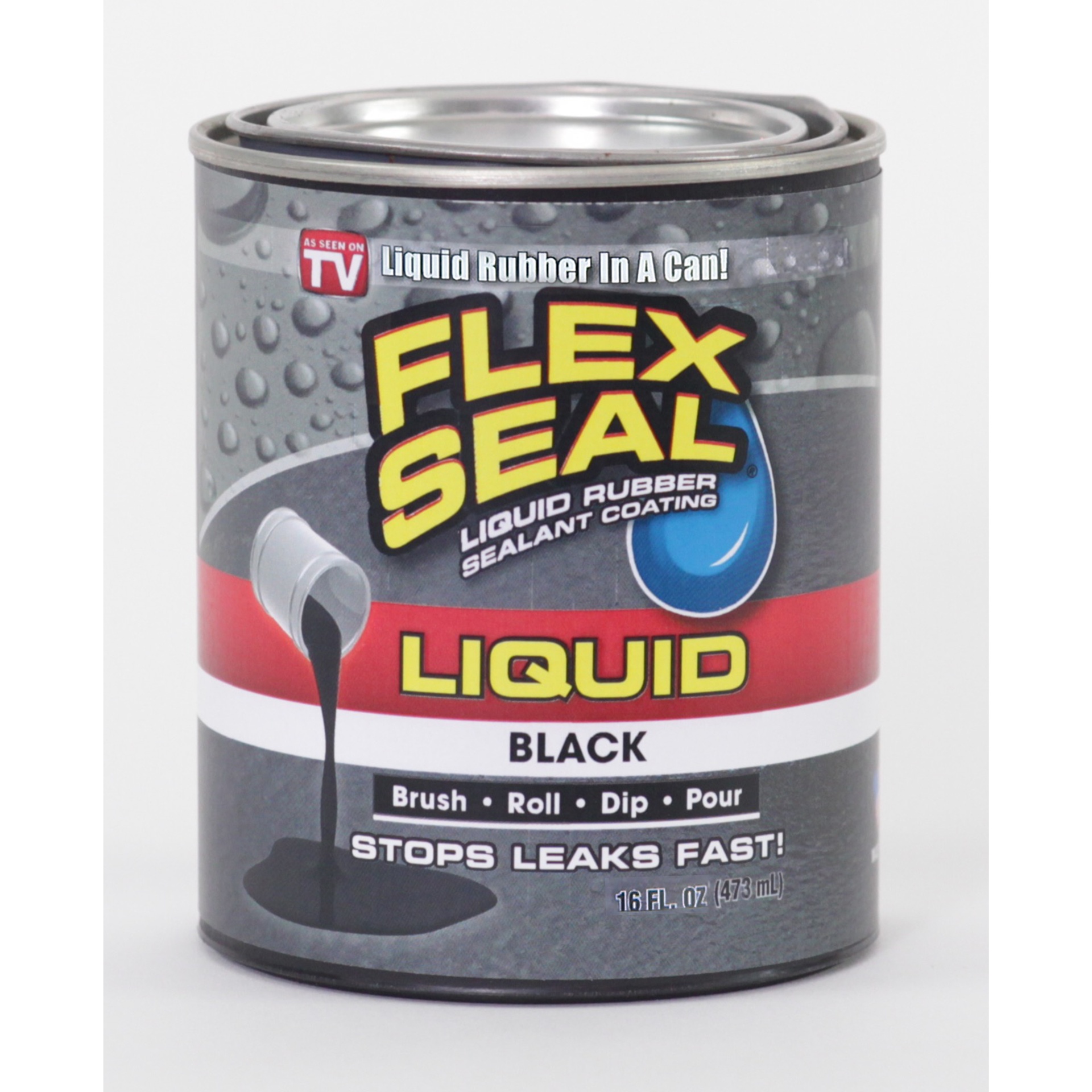 slide 1 of 1, As Seen on TV Sealant Black, 16 oz