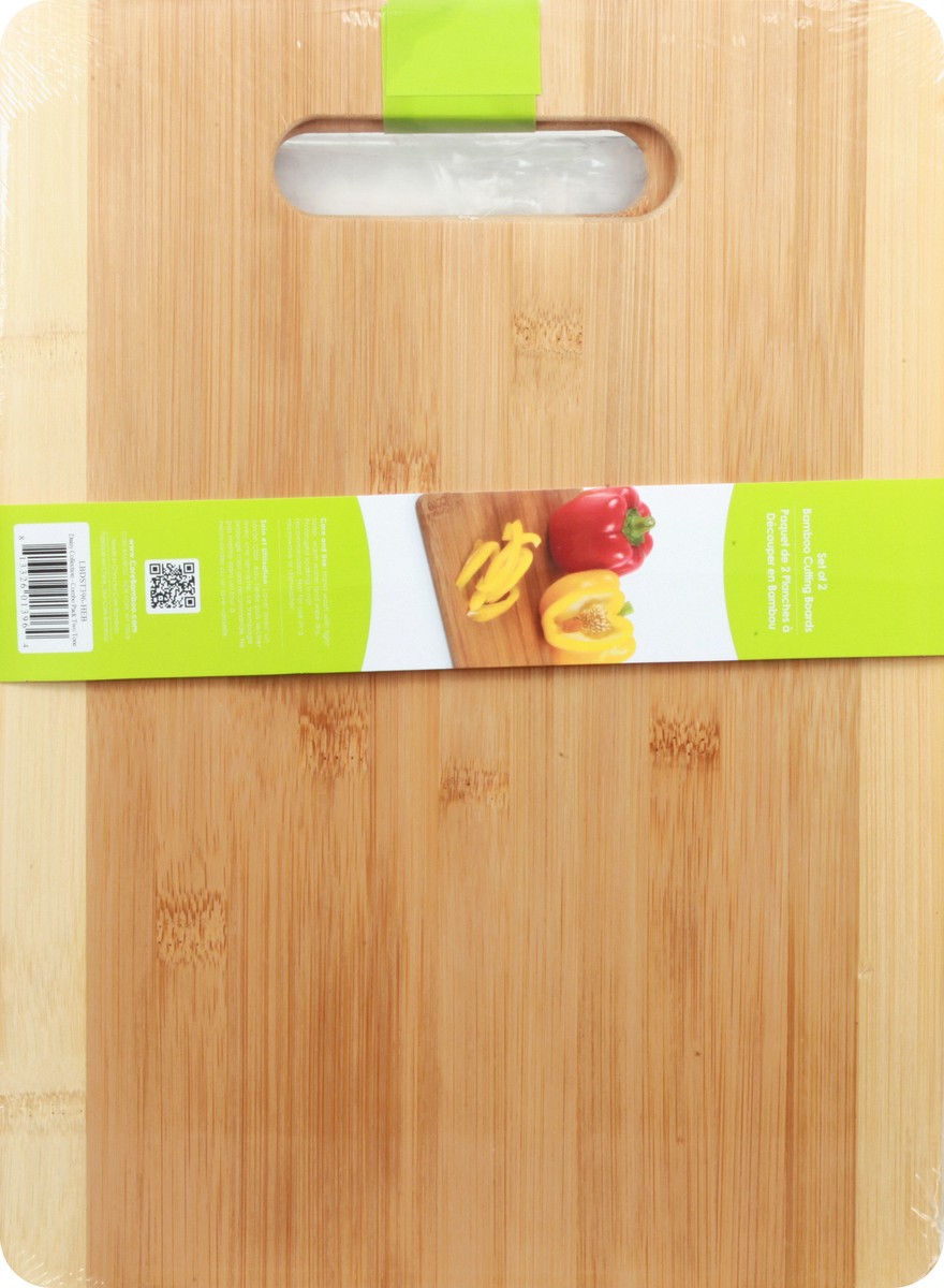 slide 11 of 11, Core Bamboo Bamboo Combo Pack Two Tone Cutting Boards 1 ea, 1 ct