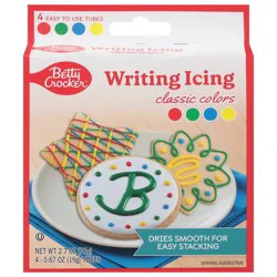 Betty Crocker Classic Colors Writing Icing 4 - 0.67 oz Tubes