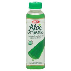OKF Organic Aloe Drink with Pulp - 500 ml