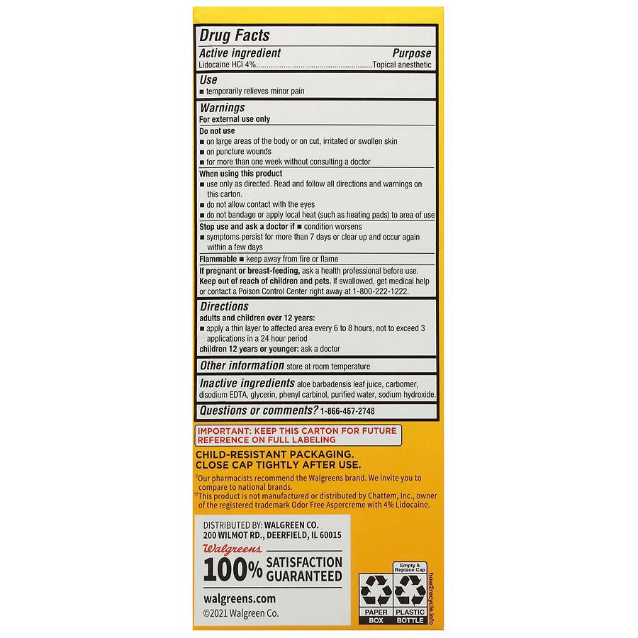 slide 2 of 3, Walgreens Maximum Strength Pain Relief Roll-On Liquid, 2.5 oz