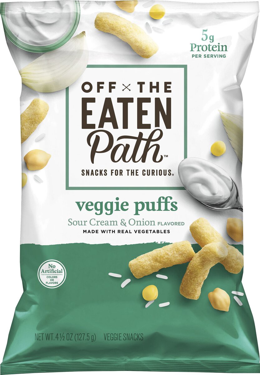 slide 3 of 7, Off the Eaten Path Snacks, 4.5 oz