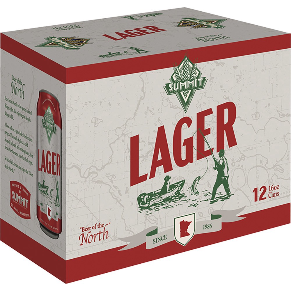 slide 1 of 1, Summit Lager, 12 ct; 16 oz