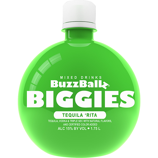 slide 2 of 4, BuzzBallz Biggies Tequila 'Rita Cocktail 1.75 l, 1.75 liter