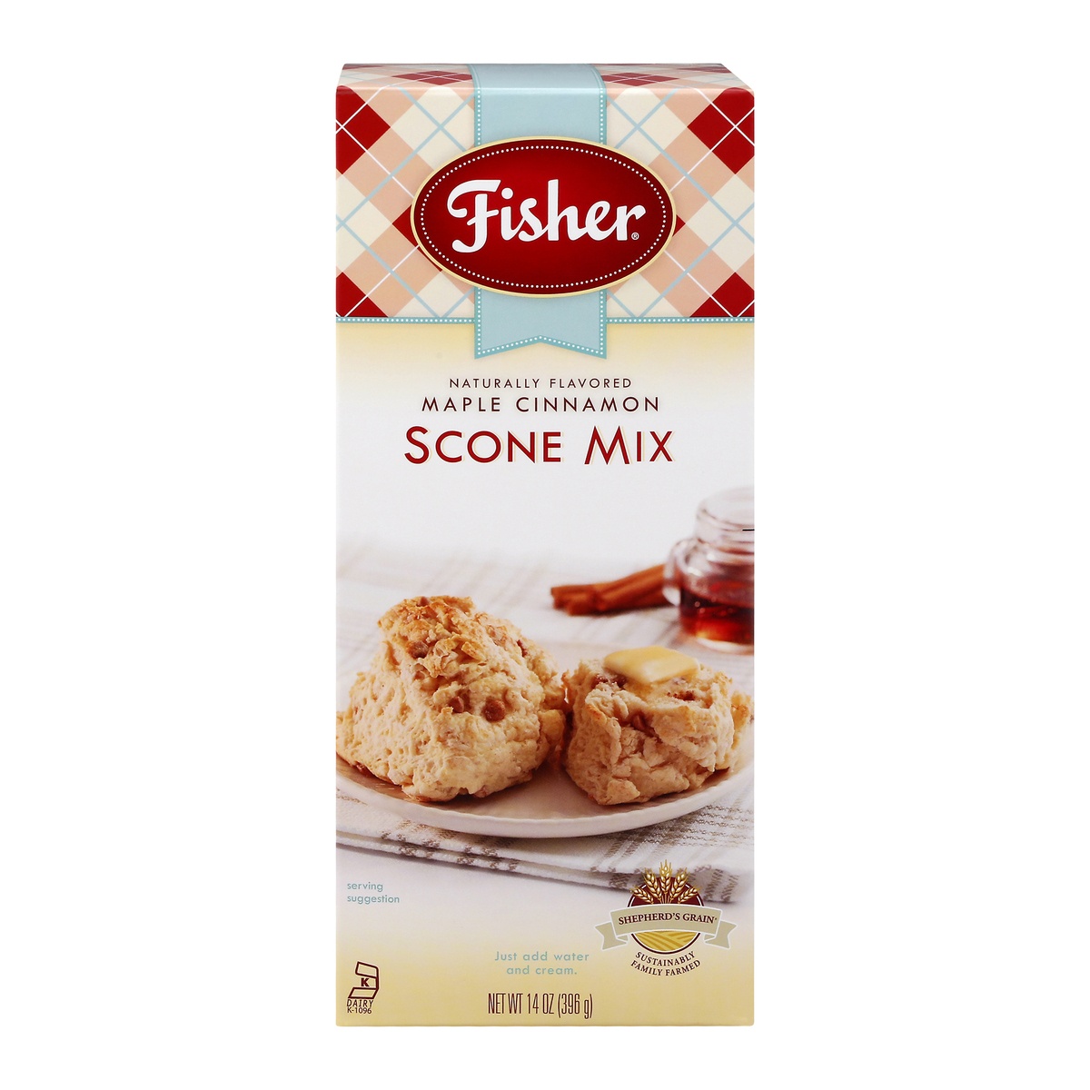slide 1 of 9, Fisher Scone Mix 14 oz,