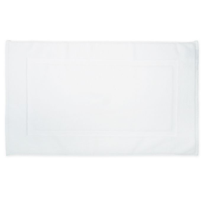 slide 1 of 1, Wamsutta Egyptian Cotton Bath Mat - White'', 21 in x 34 in