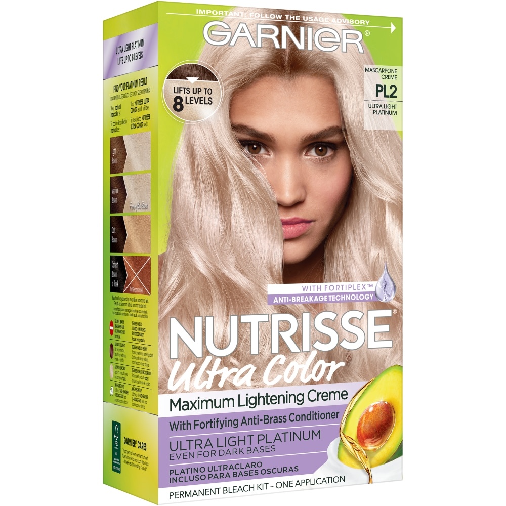 slide 1 of 9, Garnier Hair Color Ultra Light Platinum, 1 ct