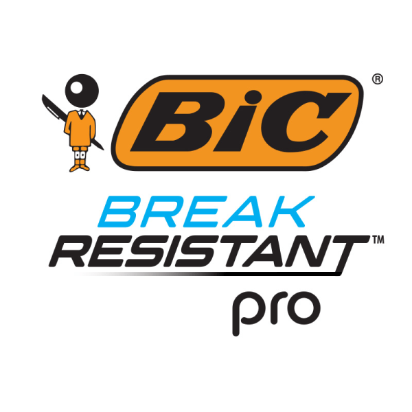 slide 3 of 5, BIC Break Resistant Pro Mechanical Pencil, 0.7MM, Medium Pt, Black Barrel, Pack of 2, 2 ct