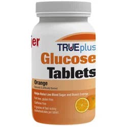 Meijer TruePlus Glucose Tablets - Orange, 50 ct