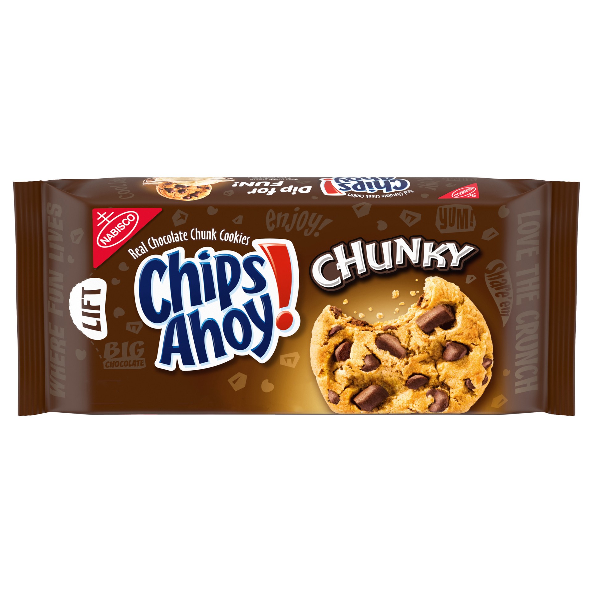 slide 1 of 9, CHIPS AHOY! Chunky Chocolate Chip Cookies, 11.8 oz, 11.75 oz