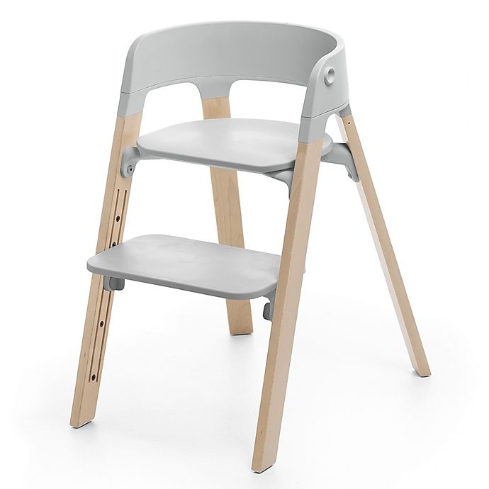 slide 3 of 4, Stokke Steps High Chair with Tray - Natural/Grey, 1 ct