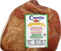 Giant Eagle Whole Semi-Boneless Ham, Hardwood Smoked
