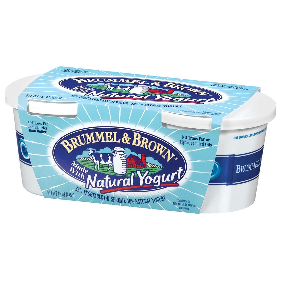 slide 3 of 3, Brummel & Brown Vegetable Oil Spread With Yogurt, Twin Pack, 7.5 oz