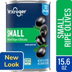 Kroger Small Pitted Ripe Olives - 6 oz