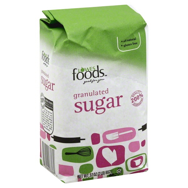 slide 1 of 1, Lowes Foods Granulated Sugar, 2 lb