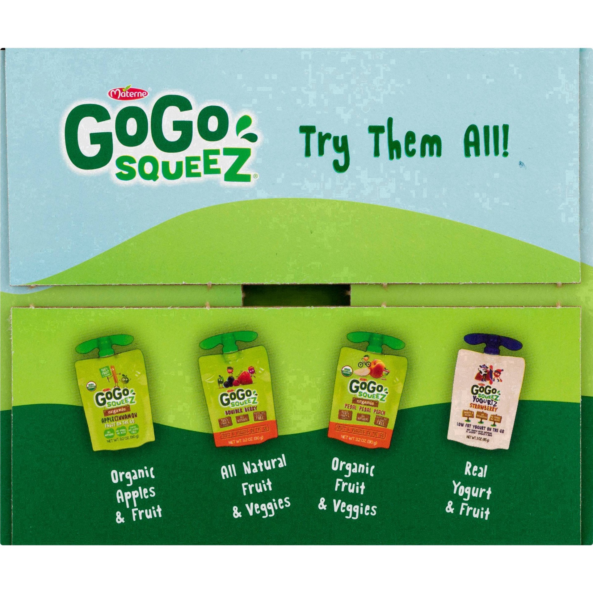 slide 63 of 67, GoGo squeeZ Fruit on the Go Applesauce Variety Pack Family Size 20 - 3.2 oz Pouches, 20 ct