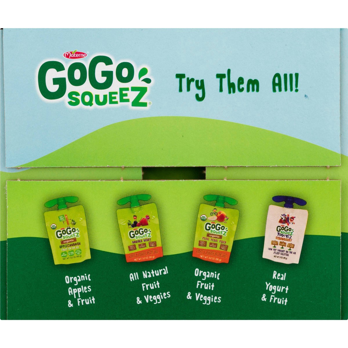 slide 55 of 67, GoGo squeeZ Fruit on the Go Applesauce Variety Pack Family Size 20 - 3.2 oz Pouches, 20 ct