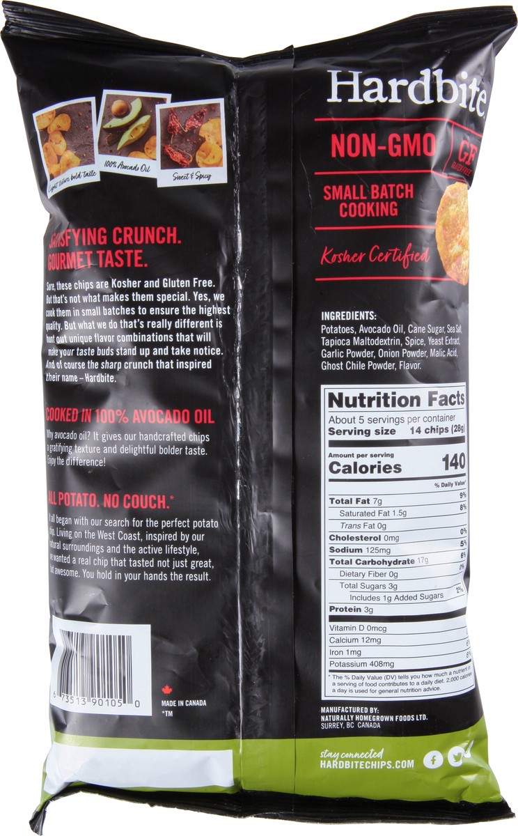 slide 3 of 12, Hardbite Handcrafted-Style Sweet Ghost Pepper Potato Chips 5.3 oz, 5.3 oz