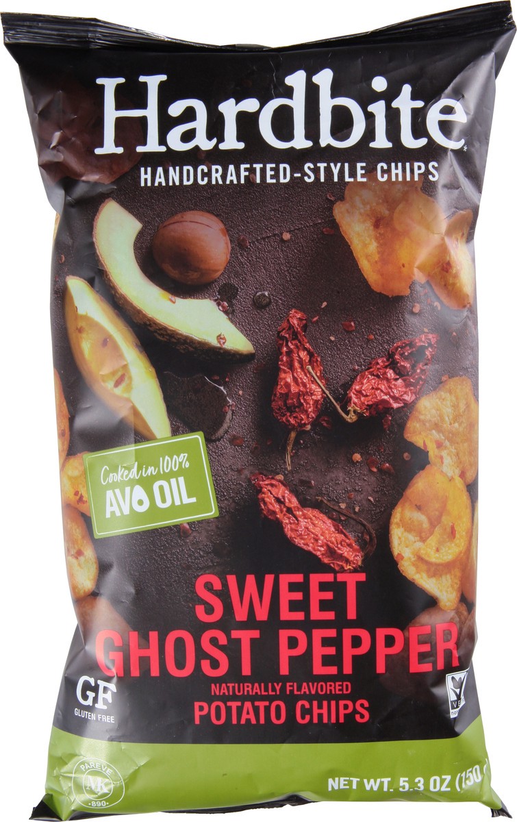 slide 4 of 12, Hardbite Handcrafted-Style Sweet Ghost Pepper Potato Chips 5.3 oz, 5.3 oz