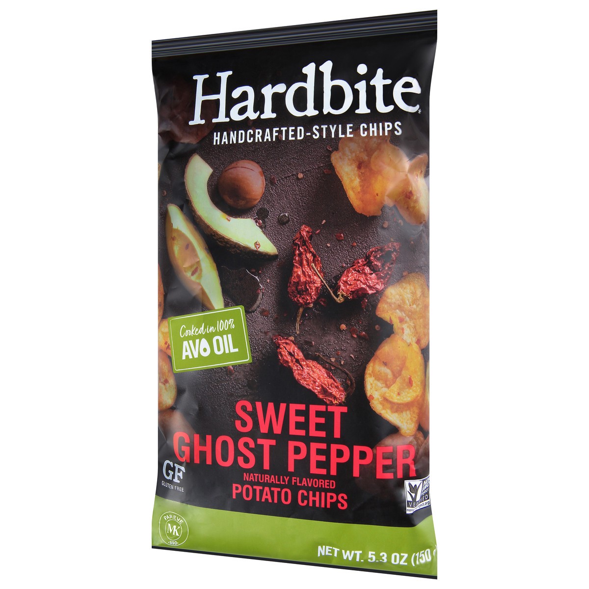 slide 12 of 12, Hardbite Handcrafted-Style Sweet Ghost Pepper Potato Chips 5.3 oz, 5.3 oz