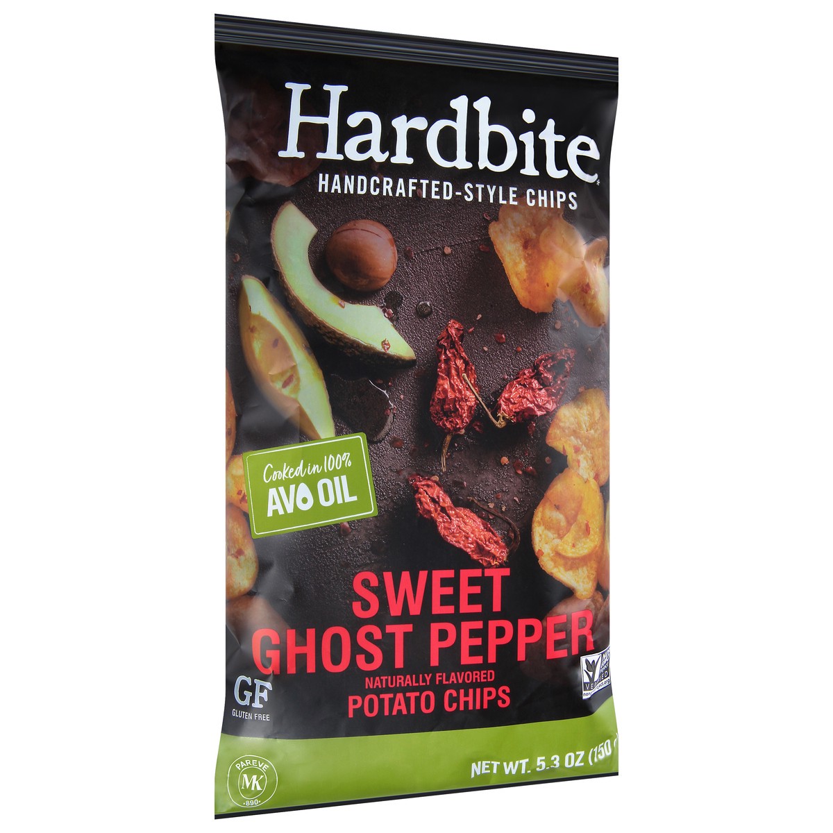 slide 7 of 12, Hardbite Handcrafted-Style Sweet Ghost Pepper Potato Chips 5.3 oz, 5.3 oz