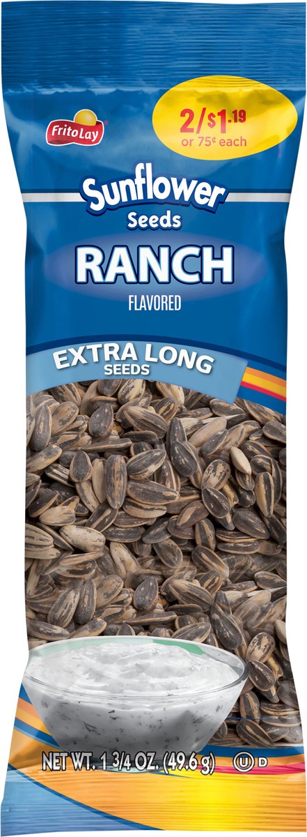 slide 6 of 8, Frito-Lay Sunflower Seeds Ranch 1 3/4 Oz, 1.75 oz