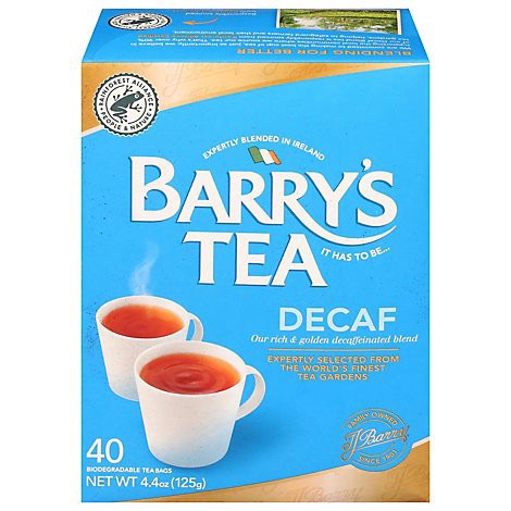 slide 1 of 1, Barrys Tea Tea Decaffeinated - 40 Count, 40 ct