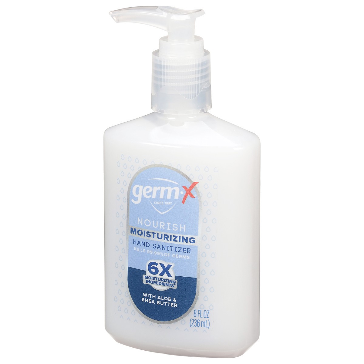 slide 8 of 9, Germ-X Nourish Moisturizing Hand Sanitizer 8 fl oz, 8 fl oz